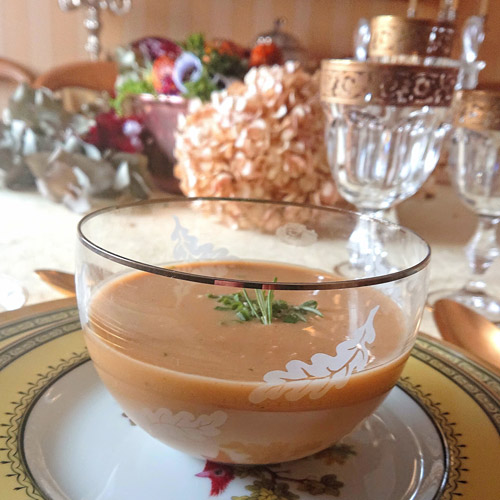 Crema de bogavante con o sin guarnición de bogavante